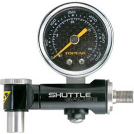 Shuttle Gauge（シャトルゲージ）米/仏式バルブ対応 ハードシェルバッグ付き 空気圧計