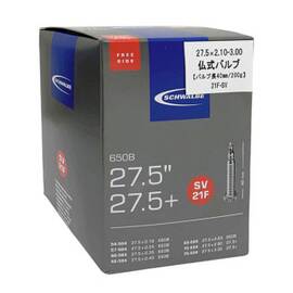 21F-SV 27.5インチ/650B用チューブ 仏式（40mm）27.5x2.10-3.00