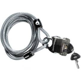 クリプトフレックス818 ケーブル＆パッドロック カギ式 ワイヤー錠