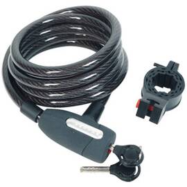 KL-15 KEY CABLE LOCK（キーケーブルロック）15x1800mm カギ式 ワイヤー錠